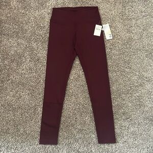 NWT Zella high waist daily legging burgundy fig S